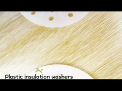 Las lavadoras de fijación de aislamiento de plástico de polipropileno de 50 mm - 500 paquetes