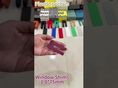 5mm 20mm Envasador de ventanas de plástico 1.5x75mm Pp