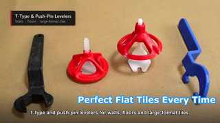 Ver: Sistema de nivelación de azulejos de 2 mm, 100 piezas para vitrina de azulejos de 3-15 mm