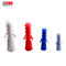 Building 6*30mm Nylon Expansion Anchor Custom Color