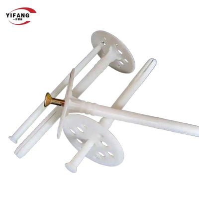 Pernos de ancla plásticos del PE PP, montar a caballo rojo de nylon Hood Style del enchufe de pared pequeño