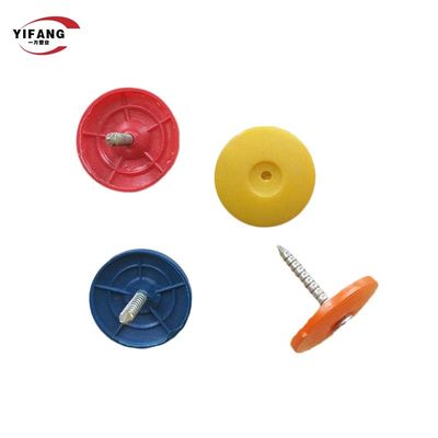 El OEM Ring Shank Plastic Cap Roofing clava estándar de la reunión EN12815