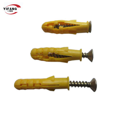 Ancla plástica del enchufe de pared del aislamiento concreto 12*60