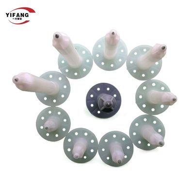 Anclas del aislamiento de la pared de la eficacia alta con el metal modificado para requisitos particulares Pin Length