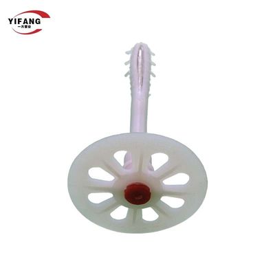 Anclas del aislamiento del plástico de la sujeción los 6.0cm para el tablero del poliestireno