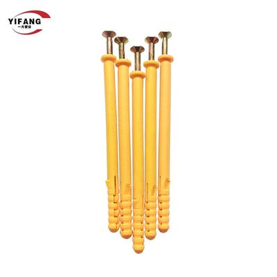 Tipo concreto deformación fácil del clavo de los enchufes de pared del ancla de la extensión del plástico pequeña