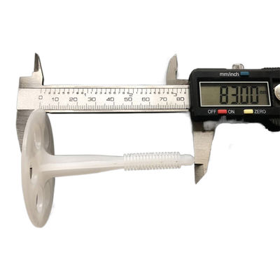 Anclas del aislamiento del plástico del HDPE de la longitud del ladrillo 100m m, sujeciones de la albañilería del apretón de Plasti