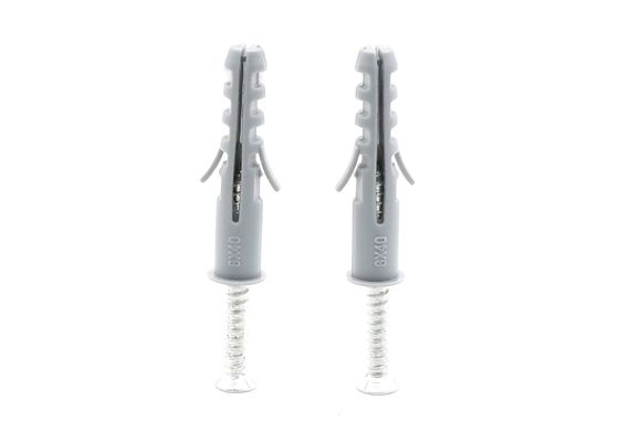 enchufes de pared de extensión de pared de 10*50m m del ancla plástica del enchufe adaptables