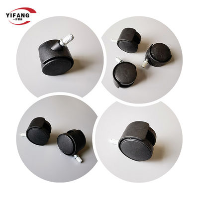 Ruedas de nylon del echador del rodillo 50m m de la placa del OEM para los muebles