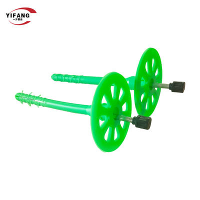 Clavos aislantes de plástico duraderos para fijaciones de aislamiento térmico seguras