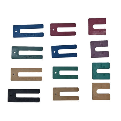 Nivelación y fijación precisas de empacadores de plástico de 10 mm