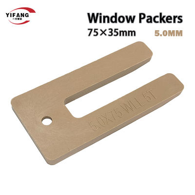 75x35mm de plástico Shims empaquetadores para ventana y marco de puerta