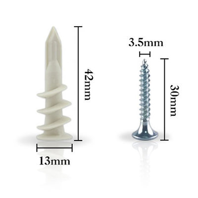 anclas de pared plásticas del aislamiento JIS de 15x33m m para la mampostería seca