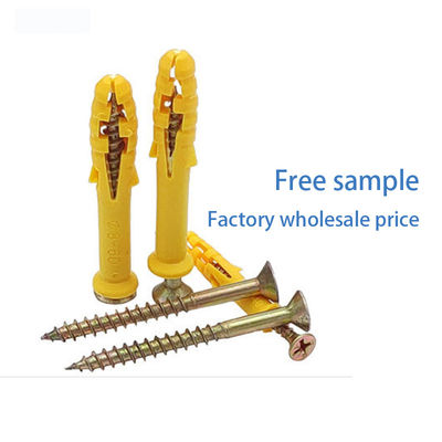 Enchufes plásticos del tornillo del ancla plástica de nylon de la extensión del ISO 80*40m m PE PP