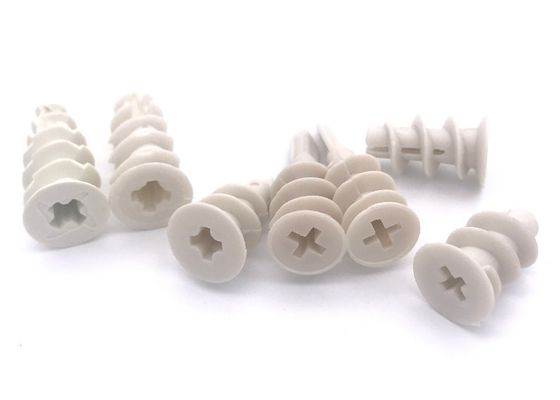 Odm plástico de las anclas de pared de Pom Self Drilling Hollow 10x33m m